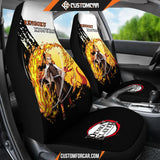 Rengoku Kyojuro Demon Slayer Car Seat Covers Anime Car