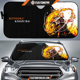 Rengoku Kyojuro Demon Slayer Car Sun Shade Anime Car