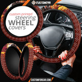 Rengoku Kyojuro Demon Slayer Steering Wheel Cover Anime Car