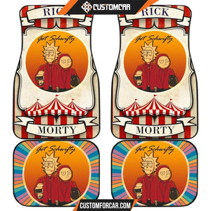 Rick And Morty Car Floor Mats Rick Morty Get Schwifty Circus