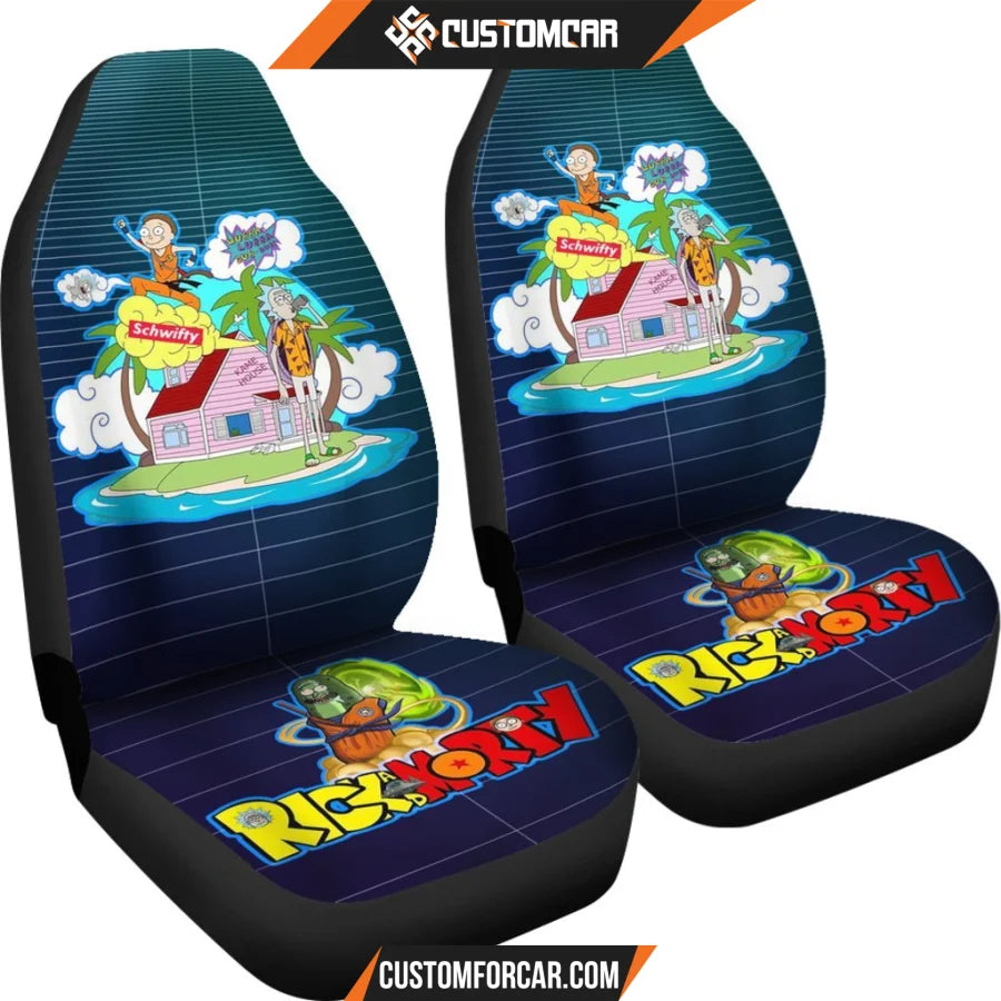 Rick And Morty Car Seat Covers Rick Morty Dragon Ball Kame 
