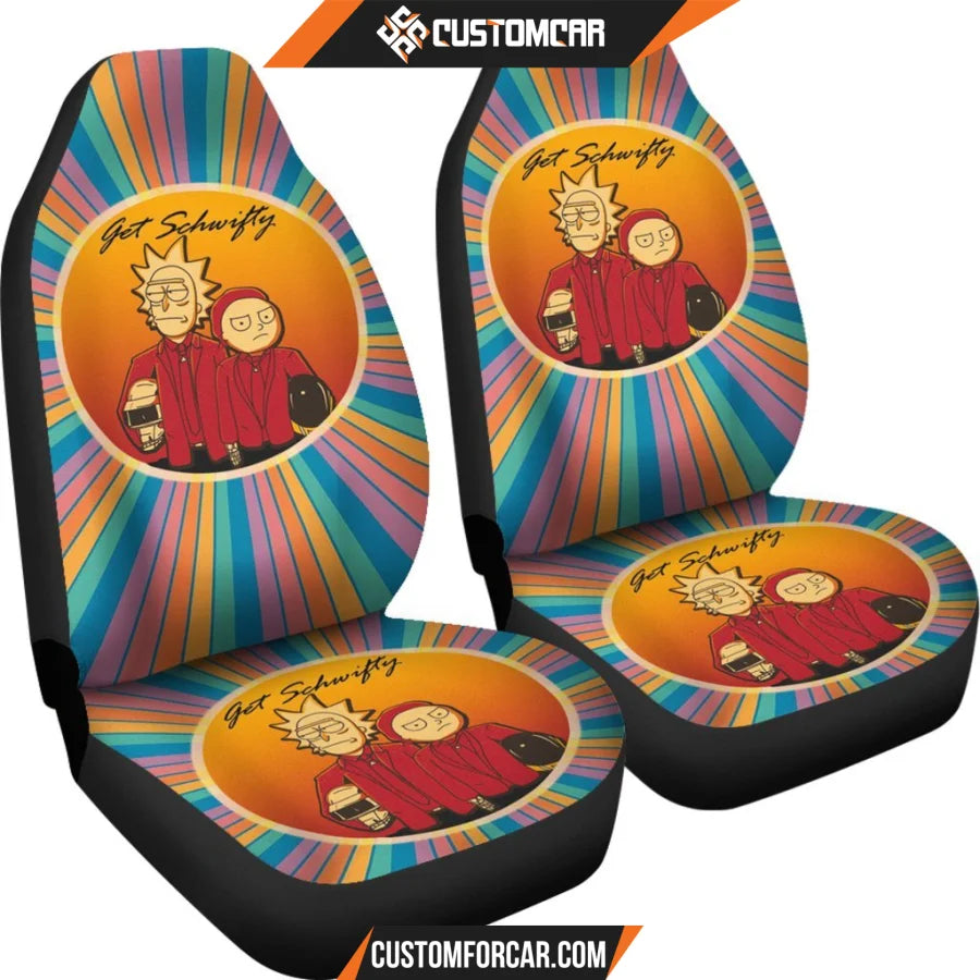 Rick And Morty Car Seat Covers Rick Morty Get Schwifty 