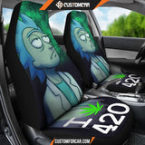 Rick And Morty Car Seat Covers Handsome Rick I Love 420 Seat Covers NT041501 DECORINCAR 3