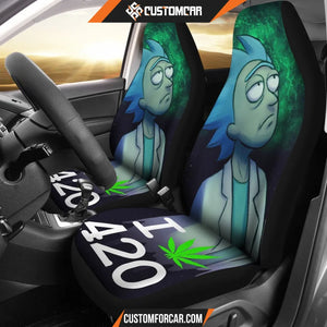 Rick And Morty Car Seat Covers Handsome Rick I Love 420 Seat Covers NT041501 DECORINCAR 1