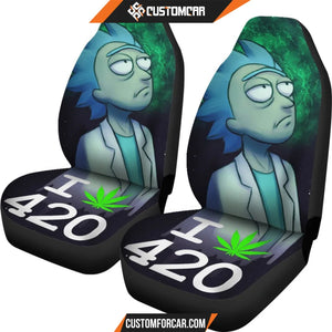 Rick And Morty Car Seat Covers Handsome Rick I Love 420 Seat Covers NT041501 DECORINCAR 4