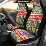 Rick And Morty Car Seat Covers Schwifty Morty Modes Seat Covers R51407 DECORINCAR 1