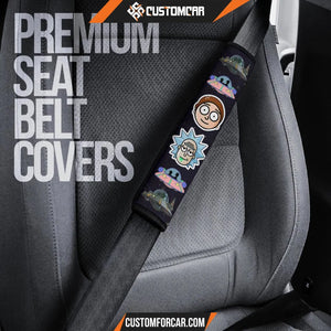 Rick And Morty Seat Belt Covers Rick Anonymous Mask Grunge Retro Belt Covers R21609 DECORINCAR 5