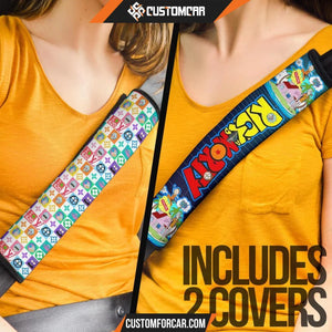 Rick And Morty Seat Belt Covers Rick Morty Luxury Patterns 