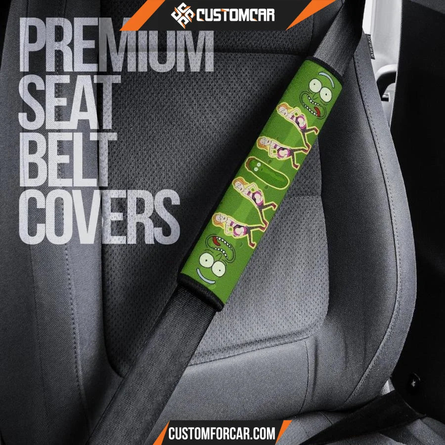 Rick And Morty Seat Belt Covers Pickle Rick And Sexy Summer Smith Belt Covers R21608 DECORINCAR 5