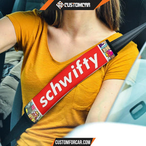 Rick And Morty Seat Belt Covers Schwifty Morty Modes Belt Covers R51408 DECORINCAR 1