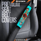 Rick And Morty Seat Belt Covers Rick & Morty Schwifty Patterns Belt Covers R51402 DECORINCAR 5