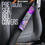 Rick And Morty Seat Belt Covers Rick & Morty Supreme Patterns Trippy Belt Covers NT041501 DECORINCAR 5