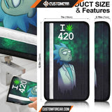 Rick And Morty Seat Belt Covers Weed Rick I Love 420 Belt Covers NT041503 DECORINCAR 6