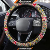 Rick And Morty Steering Wheel Cover Rick Morty Characters Schwifty Patterns Steering Wheel Cover R21606 DECORINCAR 3