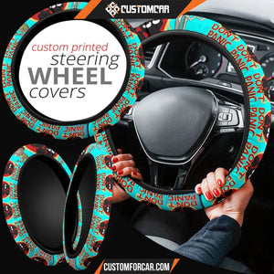 Rick And Morty Steering Wheel Cover Rick & Morty Don't Panic Steering Wheel Cover R51401 DECORINCAR 8