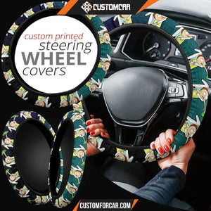 Rick And Morty Steering Wheel Cover Rick & Morty Funny Moment Steering Wheel Cover D31302 DECORINCAR 8