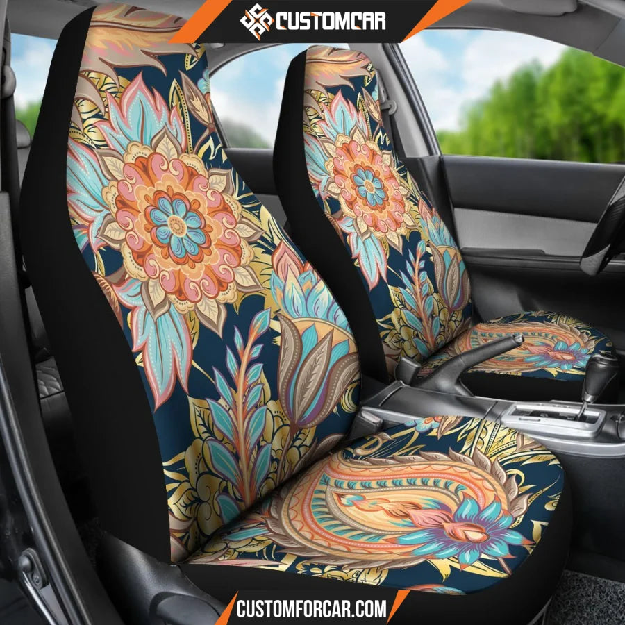 Romantic Paisley Car Seat Covers DECORINCAR