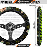 Roronoa Zoro One Piece Christmas Steering Wheel Cover Anime