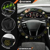 Roronoa Zoro One Piece Christmas Steering Wheel Cover Anime