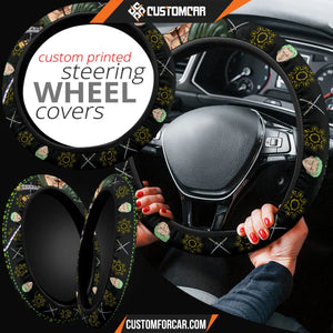 Roronoa Zoro One Piece Christmas Steering Wheel Cover Anime