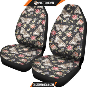 Rose Monarch Butterfly Pattern Print Universal Fit Car Seat 