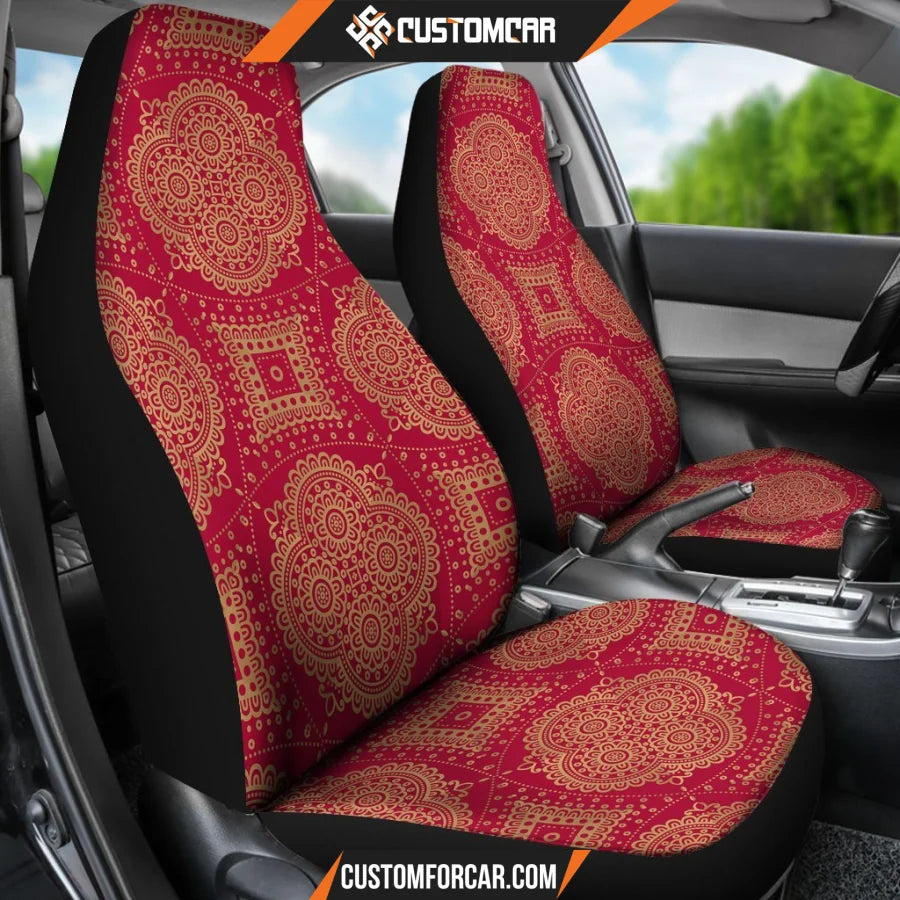 Royal Red Car Seat Covers DECORINCAR