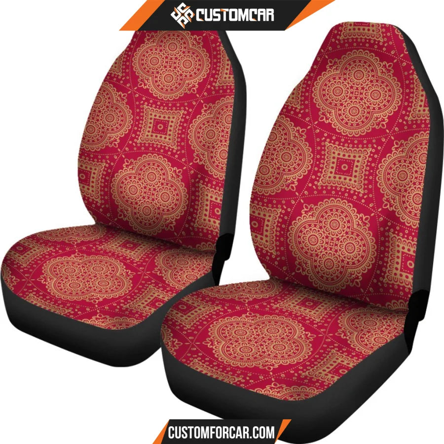 Royal Red Car Seat Covers DECORINCAR