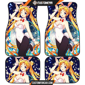 Sailor Moon Rabbit Front And Back Car Mats - Front And Back 
