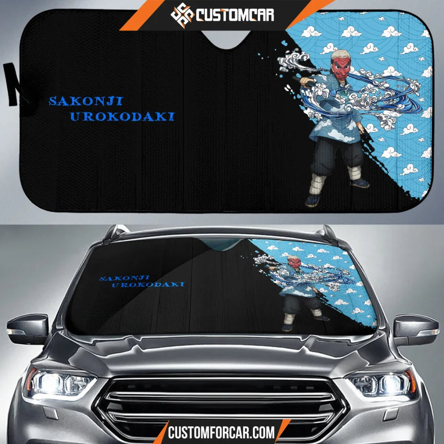 Sakonji Urokodaki Demon Slayer Car Sun Shade Anime Car