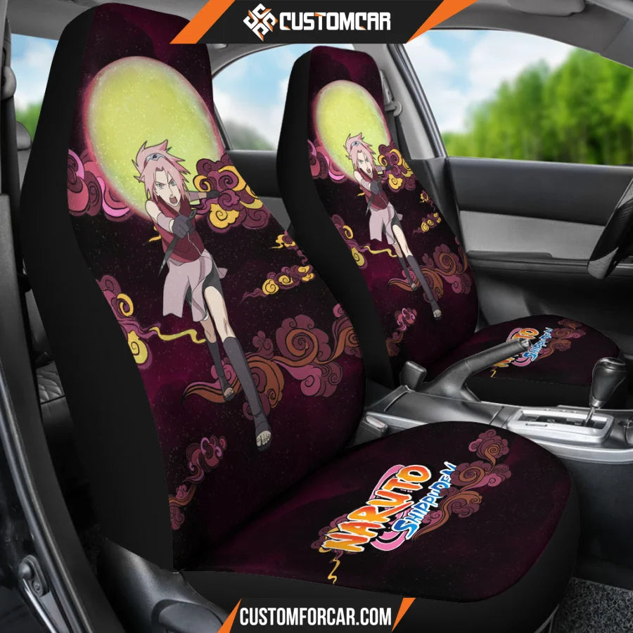 Sakura Haruno Naruto Car Seat Covers Movie Car Accessories