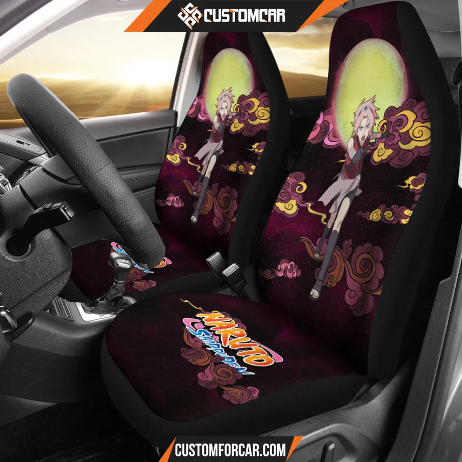 Sakura Haruno Naruto Car Seat Covers Movie Car Accessories