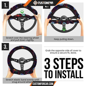 Sally Nightmare Before Christmas Steering Wheel Cover