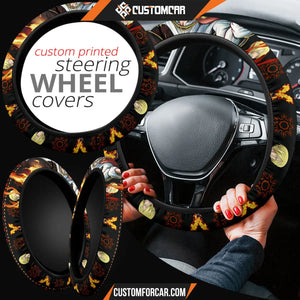Sanji One Piece Christmas Steering Wheel Cover Anime Car