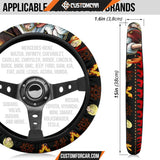 Sanji One Piece Christmas Steering Wheel Cover Anime Car