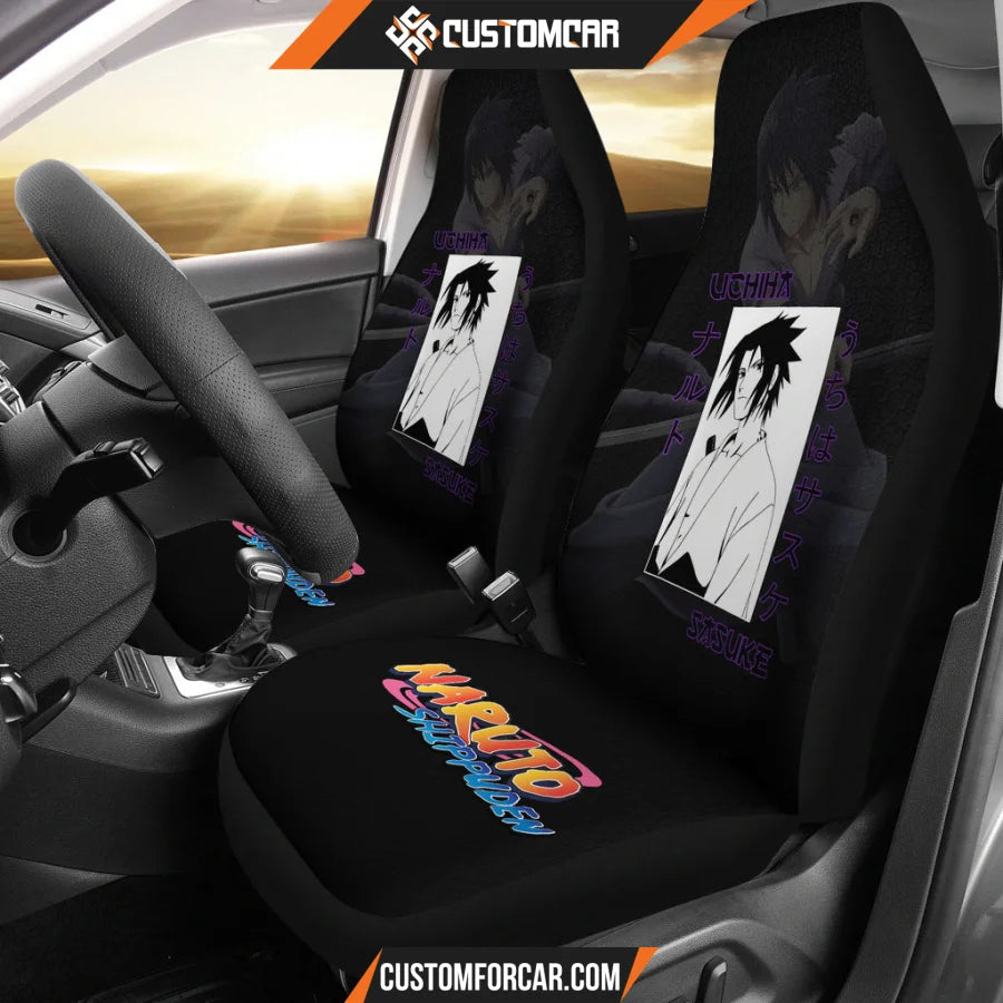 Sasuke Uchiha Naruto Car Seat Covers Anime Car Accessories