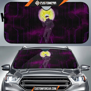 Satoru Gojo Jujutsu Kaisen Car Sun Shade Anime Car