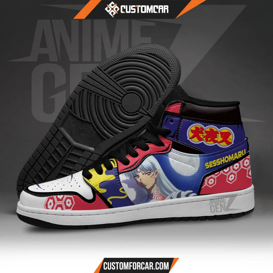 Sesshomaru JD Sneakers Inuyasha Custom Anime Shoes