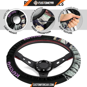 Shinobu Kocho Demon Slayer Steering Wheel Cover Anime Car