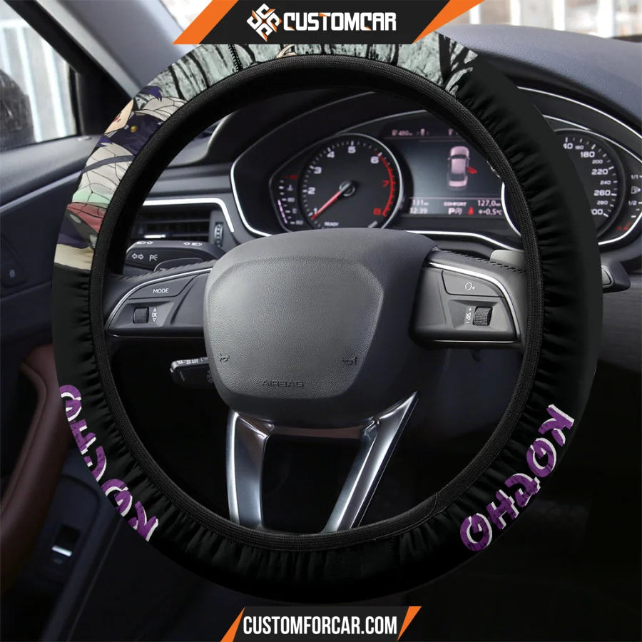 Shinobu Kocho Demon Slayer Steering Wheel Cover Anime Car