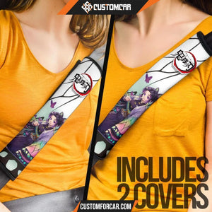 Shinobu Kocho Seat Belt Covers Demon Slayers Anime Car 