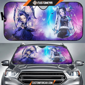 Shinobu Kochou butterfly Car Sun Shades Demon Slayer Anime 