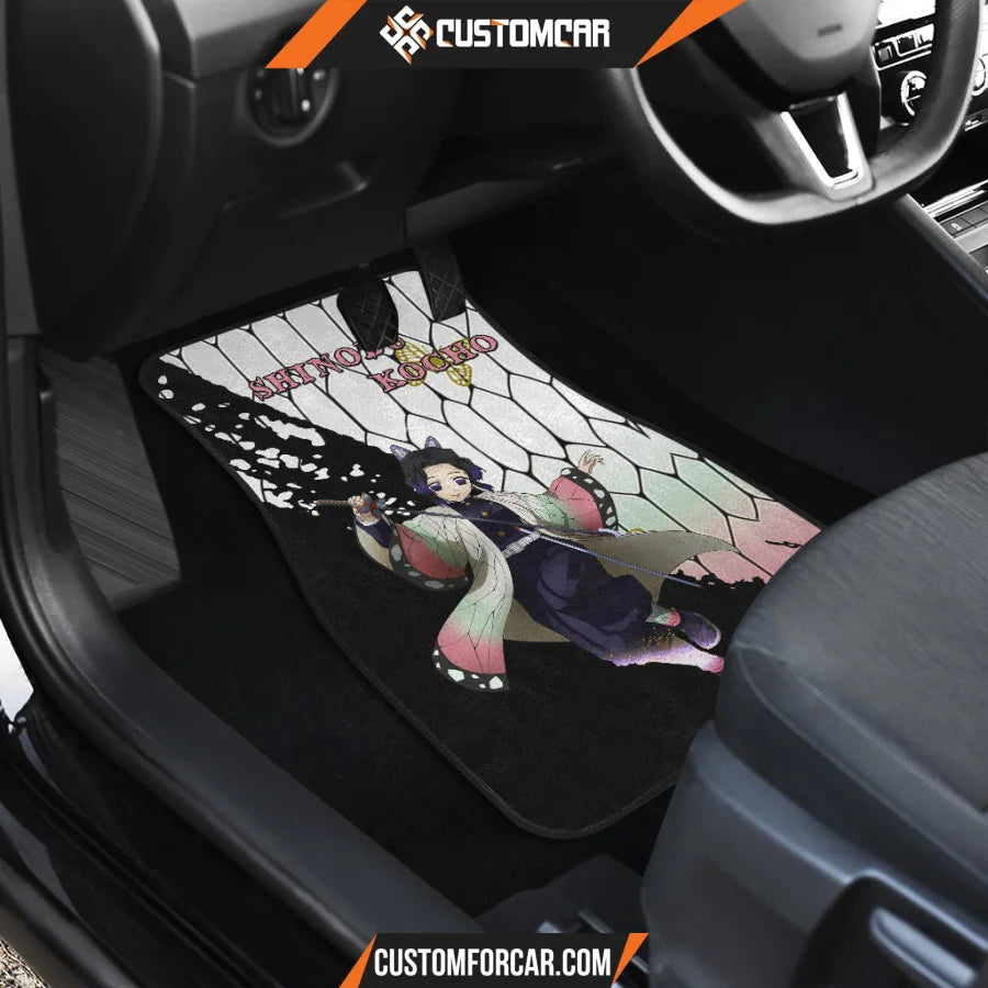 Shinobu Kochou Demon Slayer Car Floor Mats Anime Car