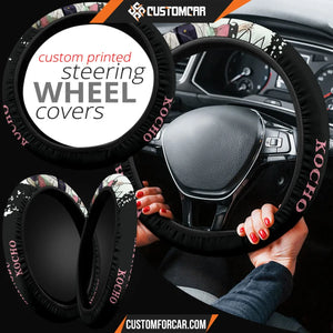 Shinobu Kochou Demon Slayer Steering Wheel Cover Anime Car