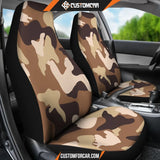 Simply Brown Camouflage Car Seat Covers DECORINCAR