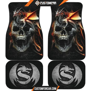 Skull Dragon Car Floor Mats Dragon Skull Car Accessories 