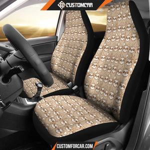 Sloth Pattern Print Universal Fit Car Seat covers Car 