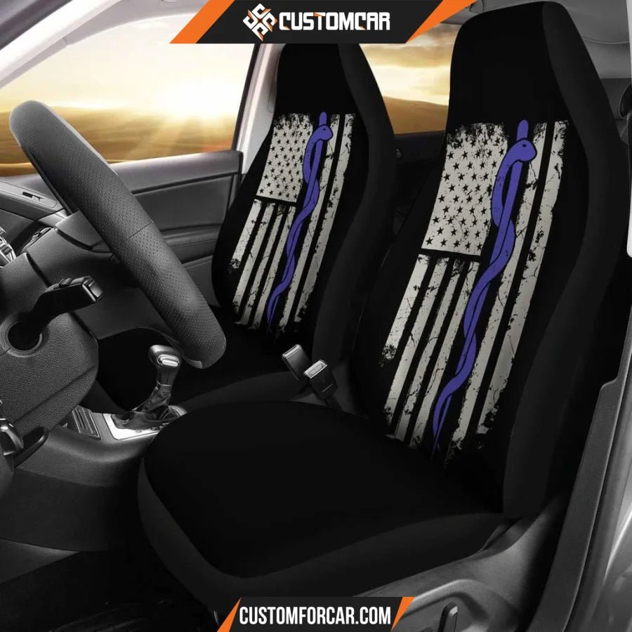 Snake Staff Flag Car Seat Covers Decor For Car Ideas seat 