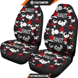 Snoopy Cartoon Car Seat Covers | Cool Snoopy Wearing Glass