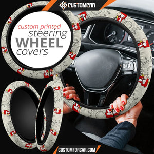 Snoopy Mandala Steering Wheel Cover Cartoon Car Accessories