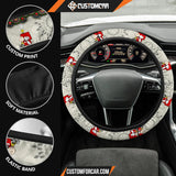 Snoopy Mandala Steering Wheel Cover Cartoon Car Accessories